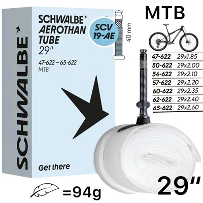 Produktbild von Schwalbe Schlauch 29" Aerothan light Tube MTB 1,85-2,6" SCV19-AE 40mm