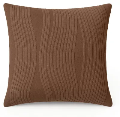 Produktbild von Dekorativer Kissenbezug – Braun, zeitloser Zierkissenbezug für Sofa und Bett