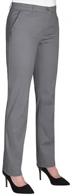 Image de Brook Taverner - Pantalon chino "Houston" pour femmes, modèle Business LT5839 (taille 50 DE, coupe standard), couleur gris