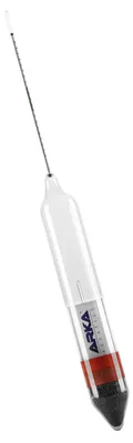 Produktbild von Hustomesser für Salzwasser – Areometer – Salinitätsmessgerät – Messbereich: 1,018 bis 1,028 – Mit Thermometer