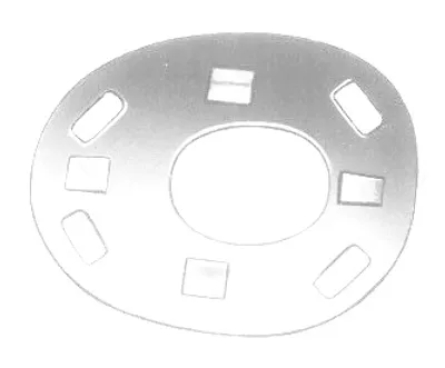 Produktbild von Lift-The-Dot Gegenplatte, Messing vernickelt