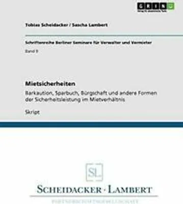 Produktbild von Mietsicherheiten
