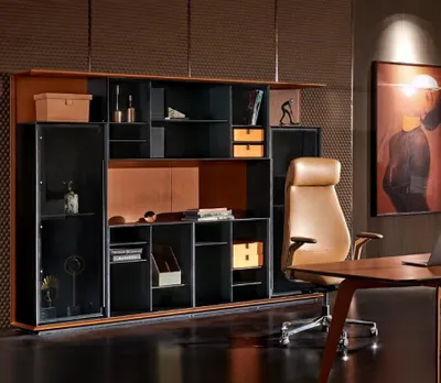 Immagine prodotto di Libreria per ufficio schedario mobili stile antico armadietti scaffali