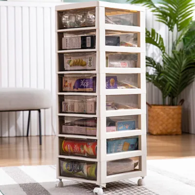 Produktbild von 360Home Multifunktionales Schubladenregal Schubladenschrank Büro Regal Schrank 8 Ebenen