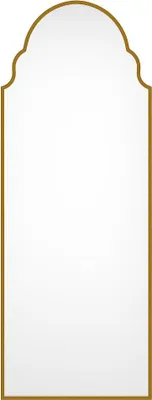 Produktbild von Großer Metallspiegel – B 60 x H 160 cm – Gold – KARIAN