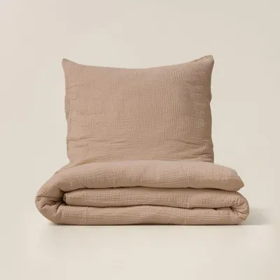 Produktbild von Petite Amélie Bettwäsche-Set – 140x200 cm – Baumwolle – Altrosa