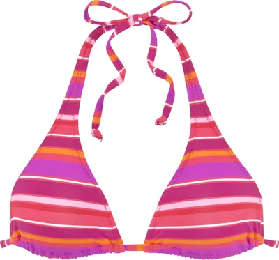 Produktbild von s.Oliver Triangel-Bikini-Top Fun pink bedruckt Größe 42 Cup C/D