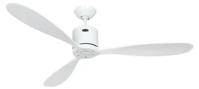 Image de Ventilateur de plafond à basse consommation avec télécommande Aeroplan Eco Blanc / Blanc 132 cm