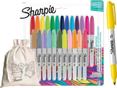 Obrázek produktu pro Permanentní jemný popisovač Sharpie Sada 24 barev 2205177