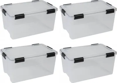 Produktbild von Kreher 4 x Box mit Dichtung 50 Liter Volumen