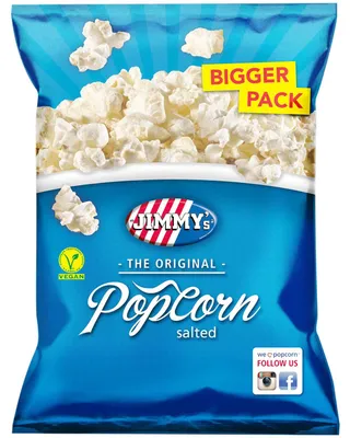 Image de Jimmy's - Pop-corn classique Jimmy's, salé, sachet de 80 g