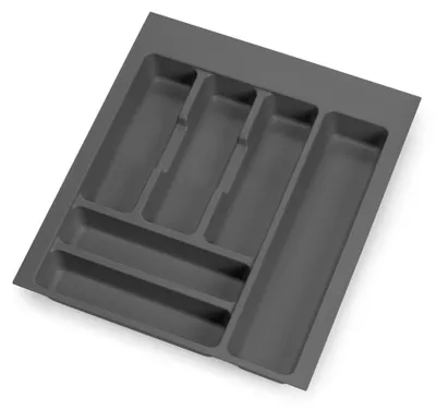 Immagine prodotto di Portaposate per Cassetto 37x47 cm in Plastica Emuca Grigio