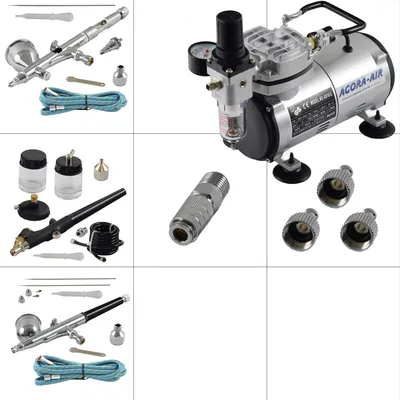 Produktbild von Agora-Tec® Airbrush Komplett-Set EXPERT I.13