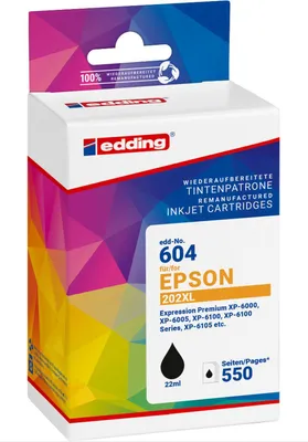 Produktbild von Druckerpatrone ersetzt Epson 202XL black