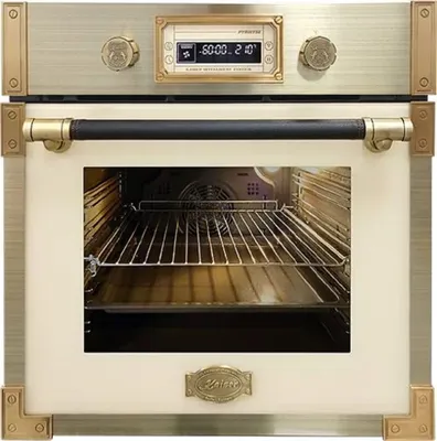Produktbild von Kaiser EH 6427 ElfAD Retro Pyrolyse Einbau Backofen 73L Elfebeinfarbiges Glas 60 cm