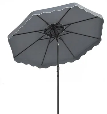 Obrázek produktu pro Zahradní slunecník s klikou NP13311GR, 300 x 300 cm, šedý