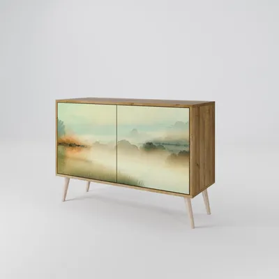 Immagine prodotto di Cassettiera Spacerebels a 2 ante - credenza cassettiera - credenza alta - mobile guardaroba - soggiorno camera da letto - 57,5×111×42 (HxLxP)