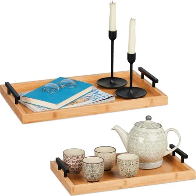 Obrázok produktu pre Sada 2 podnosov z bambusu, RD46254
