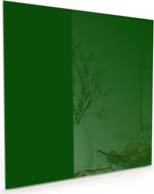 Produktbild von Küchenrückwand Spritzschutz Glas mit Motiv Dunkelgrüner Hintergrund I 40 x 40 cm