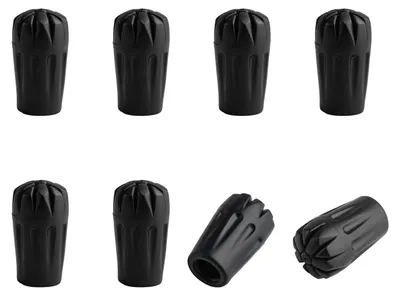 Produktbild von Wanderstockspitze Trekkingstockspitze Stockschutz - 37 mm - 8 Stück - Gummi