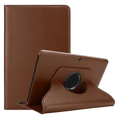 Image de Cadorabo Housse pour Samsung Galaxy Tab 4 (10.1 pouces) Tablet Housse de protection en marron Etui Case Case Cover