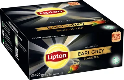 Produktbild von Lipton - Rich Earl Grey - 100 Teebeutel