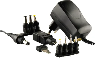Produktbild von SCHWAIGER -NG600USB 011- Universales Steckernetzgerät (600 mA), Schwarz