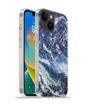 Produktbild von MuchoWow® Handyhülle Schutzhülle Hülle für Apple iPhone 14 - Softcase Naturstein - Meer - Marmor Silikon Softcase Handy Hülle - Mobiltelefonhülle
