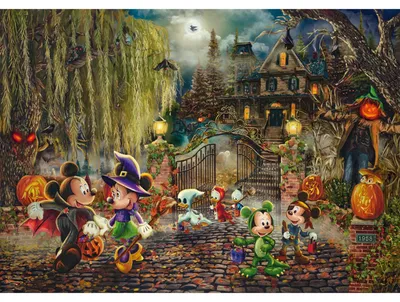 Immagine prodotto di Thomas Kinkade Studios Mickey & Minnie Halloween Fun 1000 pezzi