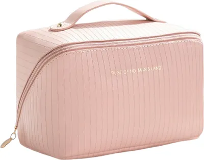 Produktbild von INF Geräumige Kultur-/Kosmetiktasche Rosa