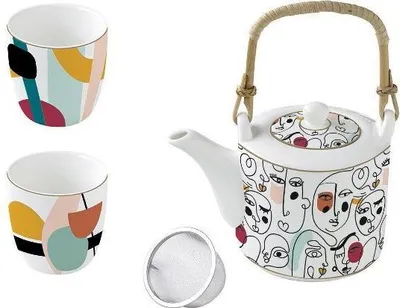 Image de Coffret Théière Modernism Service à Thé Design Complet - Easy Life