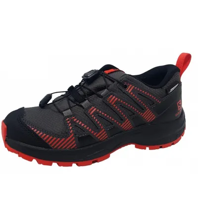 Produktbild von Salomon XA Pro V8 CSWP J Jungen Wanderschuh in Grau, Größe 34