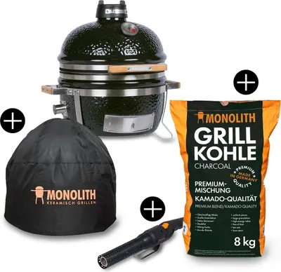 Produktbild von Monolith Starterset ICON Keramikgrill mit Gestell inkl. Zubehör-Starterpaket 102000-START