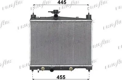 Produktbild von FRIGAIR 0115.3014 Kühler Wasserkühler Motorkühler für TOYOTA Yaris Schrägheck (P1)