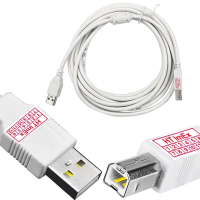 Produktbild von Weiß Drucker Scanner Anschluss USB Kabel für CANON PIXMA MG5350S, TS5350, TS5352