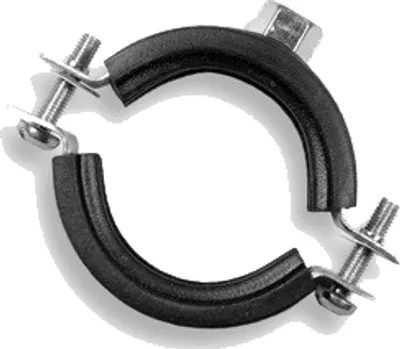 Produktbild von Klemme Doppelschraube M8/M10, 54-59 - mit Gummieinsatz - Packung mit 1 Stück