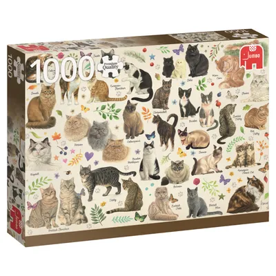 Produktbild von Katzen Poster - 1000 Teile Puzzle