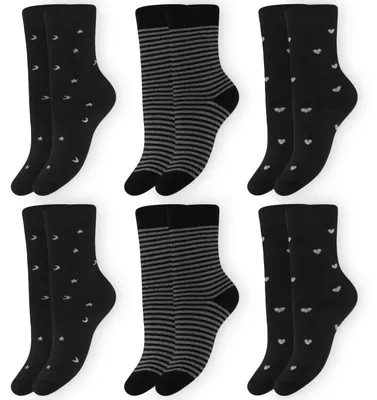 Produktbild von OCERA Thermo Socken (6er Pack) mit Sternen Gr.39-42