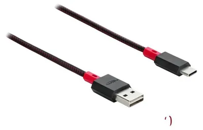 Obrázek produktu pro DeLOCK 81541, 0,5 m, USB A, USB C, USB 2.0, Červená, Černá