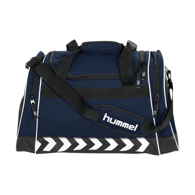 Produktbild von Hummel robuste Sporttasche Milford, Marine-Weiß-Schwarz, 52x32x31 cm, 51 Liter