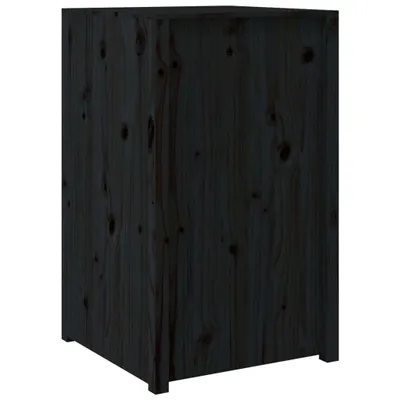 Produktbild von Outdoor-Küchenschrank MEPPEL  Schwarz 55x55x92 cm Massivholz Kiefer
