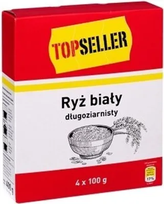 Produktbild von Topseller Weißer Langkornreis 4X100 G