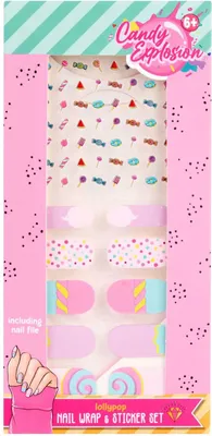 Productafbeelding van Canenco maakt het mogelijk! Set voor het maken van nagelstickers met een snoepthema