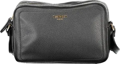 Produktbild von Elegante schwarze Kameratasche mit verstellbarem Gurt und Logodetail