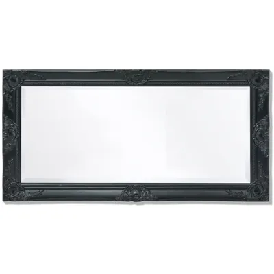Produktbild von vidaXL Wandspiegel im Barock-Stil 100x50 cm Schwarz