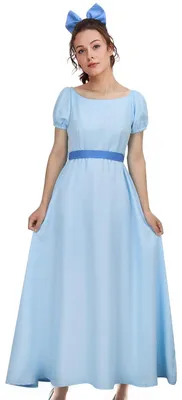 Productafbeelding van Kostuumjurk S, blauw, maxi prinsessenjurk, cosplay outfit, voor Halloween