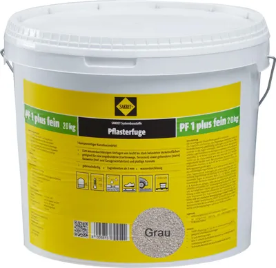 Produktbild von SAKRET Pflasterfugenmörtel PF1 Plus FEIN 25kg Kunstharzmörtel 1K Grau