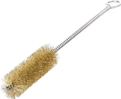 Obrázek produktu pro Lessmann Zylinderbürste mit Öse Ø 20 mm, Gesamtlänge 300 mm, Messingdraht-Besatz