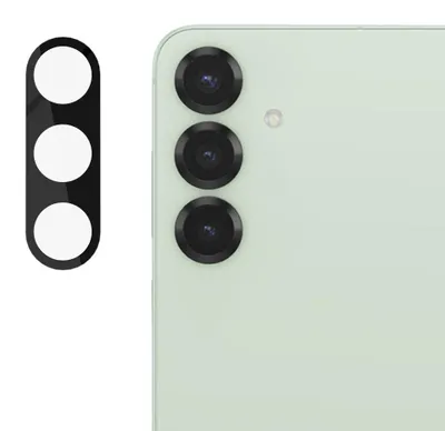 Produktbild von Techsuit Full Glass Kameraschutz für Samsung Galaxy S25 Plus - Schwarz