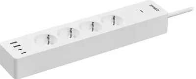 Produktbild von Osram Steckdosenleiste 4-fach SMART+ WiFi Multipower Socket EU Weiß
